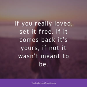 Love may return after breakup quote